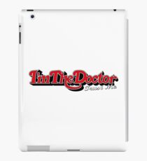 trust me i'm the doctor typograph stones style iPad Case/Skin