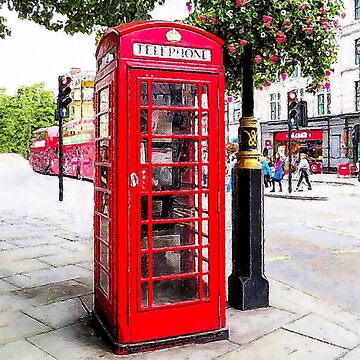 London Red Telephone Booth Bag 