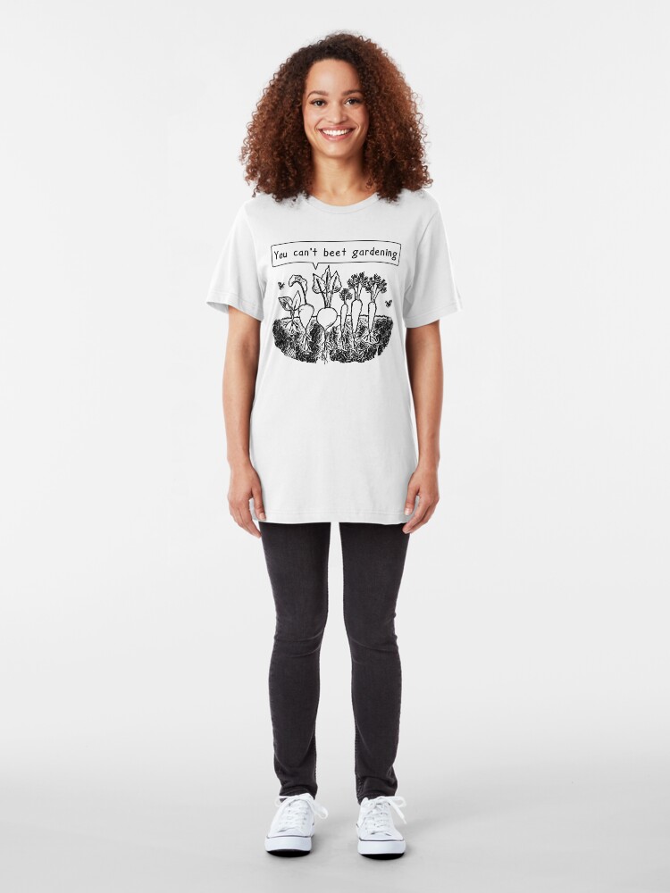 Alternate view of You can't beet gardening Slim Fit T-Shirt