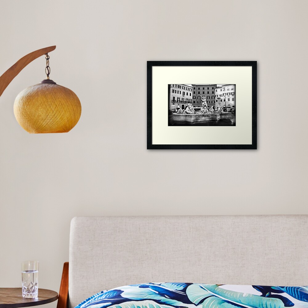 Piazza Navona, Rome Framed Art Print