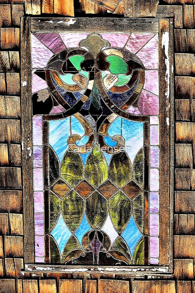 "Old Stained Glass Window" by Carla Jensen Redbubble