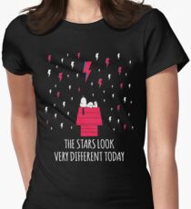 Camiseta entallada para mujer David Bowie - Cacahuetes - Snoopy