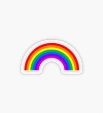 kleiner Regenbogen Transparenter Sticker