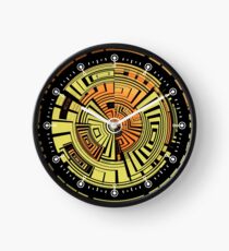 Futuristic technology abstract Clock