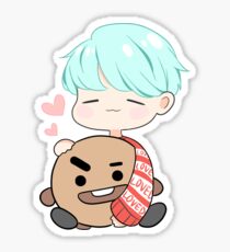 Pegatina Suga y Shooky