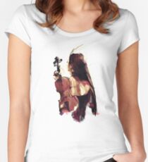 Violin Women's Fitted Scoop T-Shirt