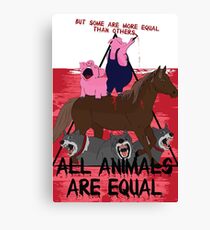 Some are More Equal than Others || Animal Farm Canvas Print