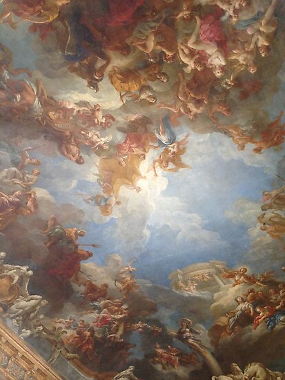 Versailles Ceiling Art Photographic Print By Thatbird