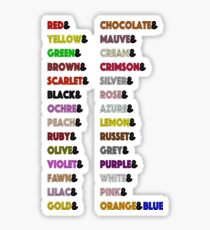 Joseph's Coloured Coat Sticker