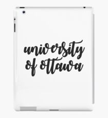 university of ottawa iPad Case/Skin