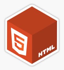 Programming Skill Cube - HTML Sticker