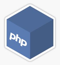 Programming Skill Cube - PHP Sticker