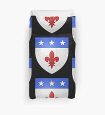 French France Coat of Arms 1477 Blason de la ville de Beaulieu lès Loches Duvet Cover