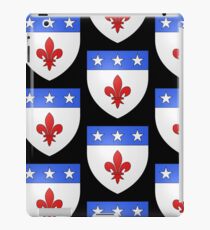 French France Coat of Arms 1477 Blason de la ville de Beaulieu lès Loches iPad Case/Skin