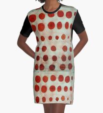 red spots Graphic T-Shirt Dress
