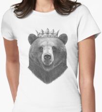 King bear Women's Fitted T-Shirt