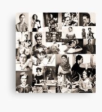 Frida Kahlo pattern Canvas Print