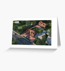 3D Exterior Rendering and Design Services Greeting Card