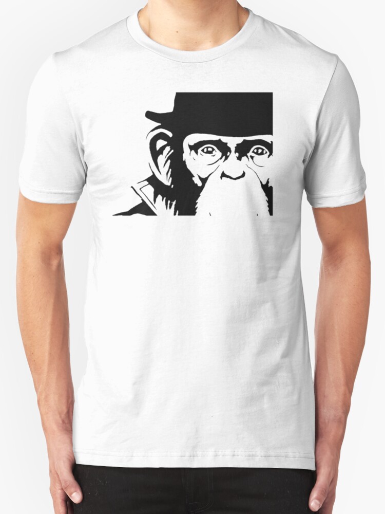 chimp face t shirt