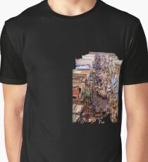 Busy market street Graphic T-Shirt
