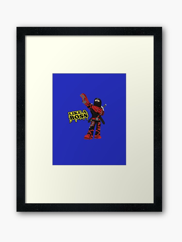 Roblox Framed Art Print By Sunce74 Redbubble - roblox framed art print