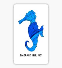 Blue Sea Horse (Emerald Isle, NC) Sticker