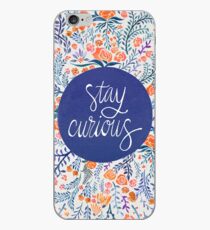 Stay Curious – Navy & Coral iPhone Case