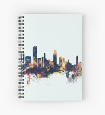 Honolulu Hawaii Skyline Spiral Notebook
