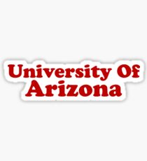 University Of Arizona ~ College School Student Sticker