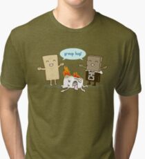 Funny S'mores - GROUP HUG! Tri-blend T-Shirt