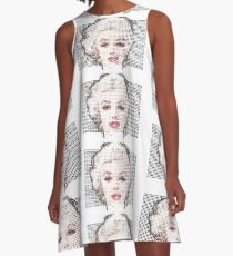 Marilyn Monroe in Dots A-Line Dress