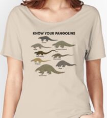 Camiseta ancha Conozca sus pangolines