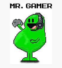 Mr. Gamer inspired By Mr. Men Photographic Print