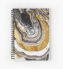 Stone Prose Gold Geode Spiral Notebook