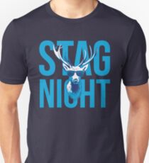 Stag Night Bachelor Party Sunglasses Design Unisex T-Shirt