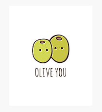 Olive You Photographic Print