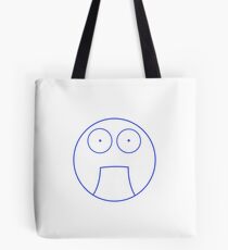 Funny Bemused Face Tote Bag