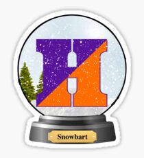 Snowbart- Hobart and William Smith Sticker