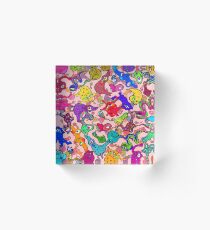 Funny Microscopic Organisms Acrylic Block