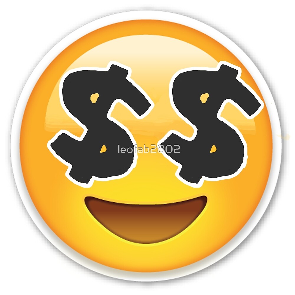 Money Eyes Emoji By Leofab2802 Redbubble