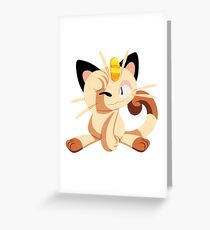 meowth. Greeting Card
