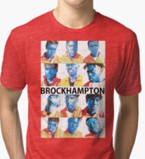Camiseta de tejido mixto BrockHampton