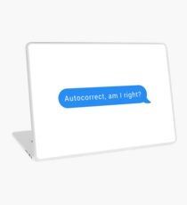 Autocorrect | Chat Pick Up Lines Laptop Skin