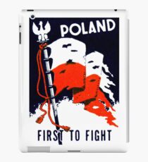 WWII Poland, First to Fight iPad Case/Skin