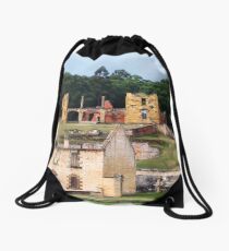 Tasmanian History Drawstring Bag