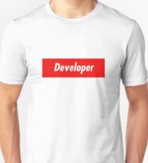 Developer Coder Programmer Styled Sticker and other items! Unisex T-Shirt