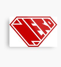 Nerd SuperEmpowered (Red) Metal Print