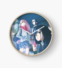 Darling in The Franxx Squad Poster Clock