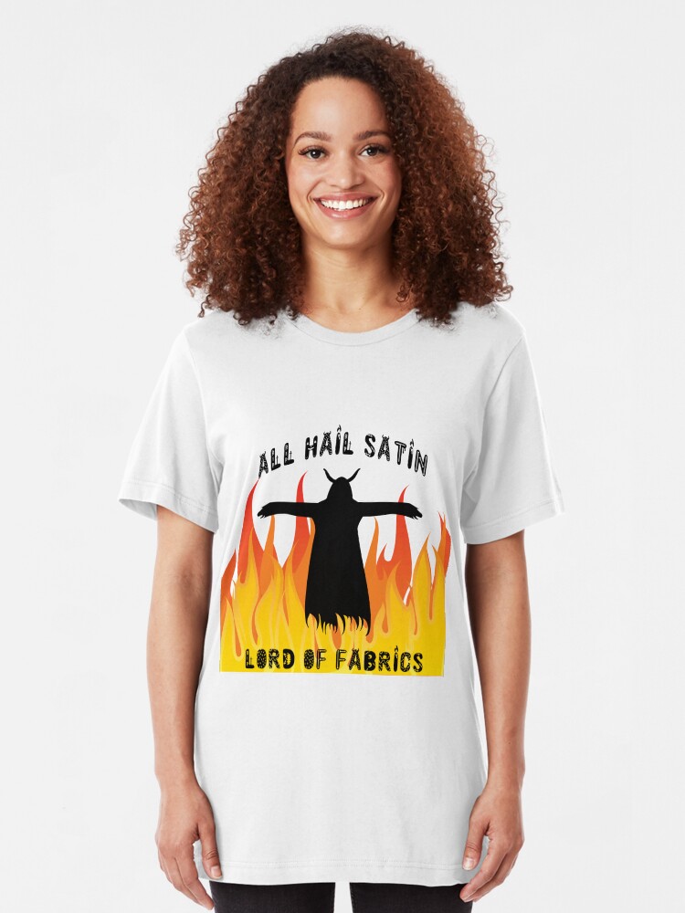 Alternate view of All Hail Satin Lord of Fabrics Slim Fit T-Shirt