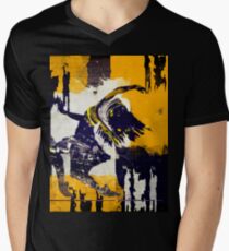 Abstract Dance Painting Men's V-Neck T-Shirt